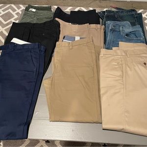 Lot of 9 pairs of men’s pants